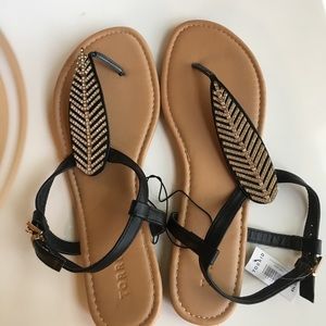 Black sandals